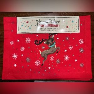 Johanna Parker reindeer placemats
